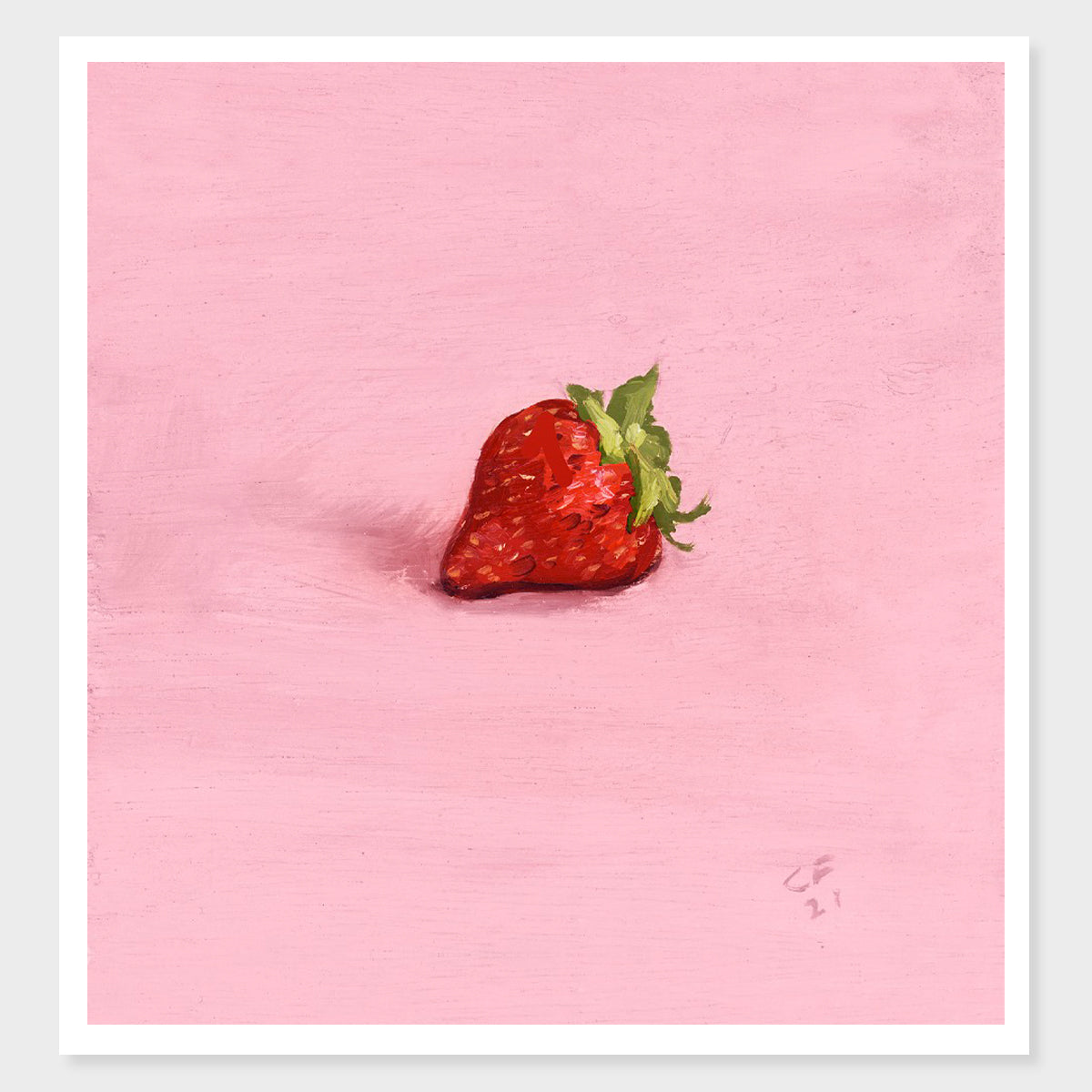 Strawberry on Pink − 2021